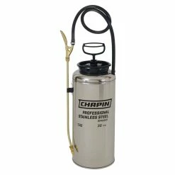 Chapin 3 Gal. Industrial Stainless Steel Sprayer with Brass Adjustable Nozzle