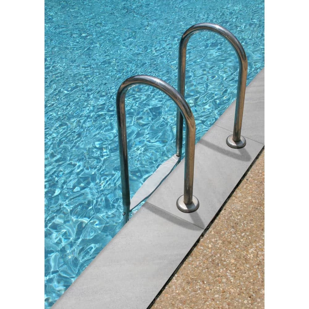 MSI 0.75 in. x 13 in. x 24 in. Fossil Snow Matte Porcelain Pool Coping (4.33 sq. ft./case) - Image 2