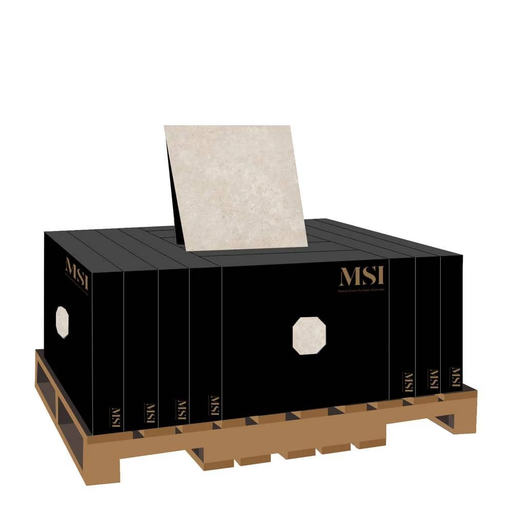 MSI Livingstyle Pearl 24 in. x 24 in. Square Matte Porcelain Paver Floor and Wall Tile (14 Pieces/56 sq. ft./Pallet) - Image 5