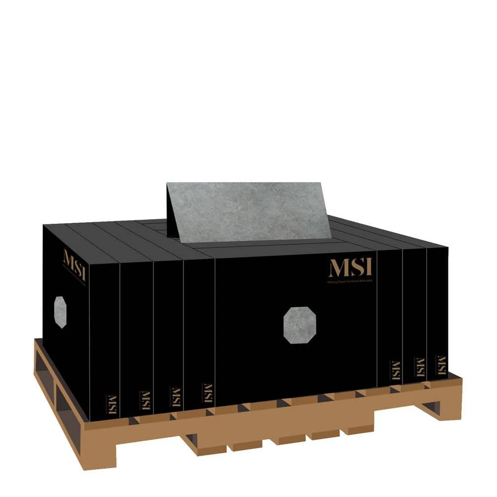 MSI Lunar Silver 24 in. x 48 in. Matte Porcelain Paver (7-Pieces / 56 sq. ft./pallet) - Image 7