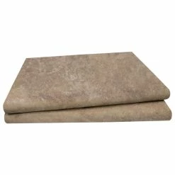 MSI 2 in. x 16 in. x 24 in. Mediterranean Walnut Brushed Travertine Pool Coping (2.67 sq. ft.)