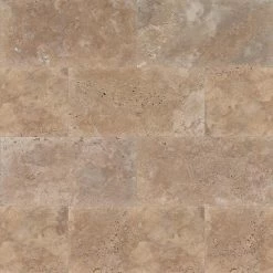 MSI Take Home Tile Sample - Mediterranean Walnut 6 in. x 6 in. Tumbled Travertine Paver Tile (0.25 sq. ft.)