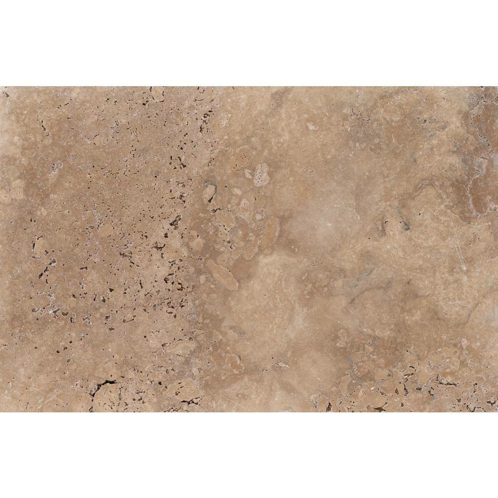 MSI Take Home Tile Sample - Mediterranean Walnut 6 in. x 6 in. Tumbled Travertine Paver Tile (0.25 sq. ft.) - Image 9