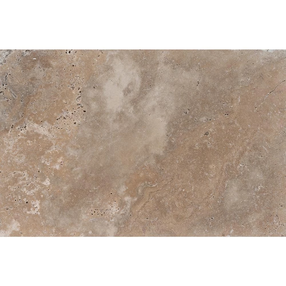 MSI Take Home Tile Sample - Mediterranean Walnut 6 in. x 6 in. Tumbled Travertine Paver Tile (0.25 sq. ft.) - Image 4