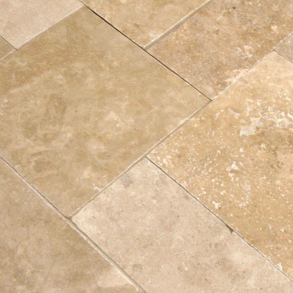 MSI Take Home Tile Sample - Mediterranean Walnut Pattern 6 in. x 6 in. Tumbled Travertine Paver Tile (0.25 sq. ft.) - Image 4