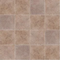 MSI Mediterranean Walnut 16 in. x 16 in. x 1.18 in. Square Tumbled Travertine Paver Tile (1.78 sq. ft.)