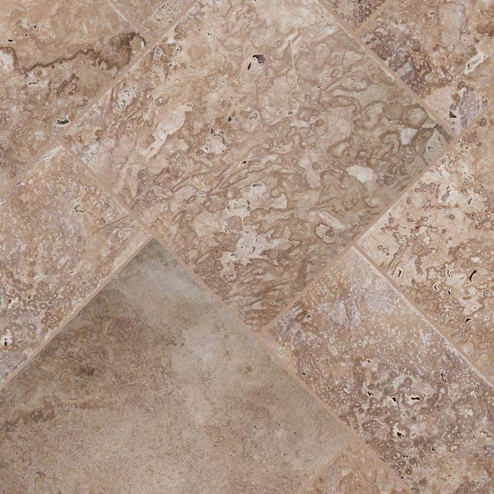 MSI Mediterranean Walnut 16 in. x 24 in. Honed Travertine Stone Look Floor and Wall Tile (80 sq. ft./Pallet) - Image 4