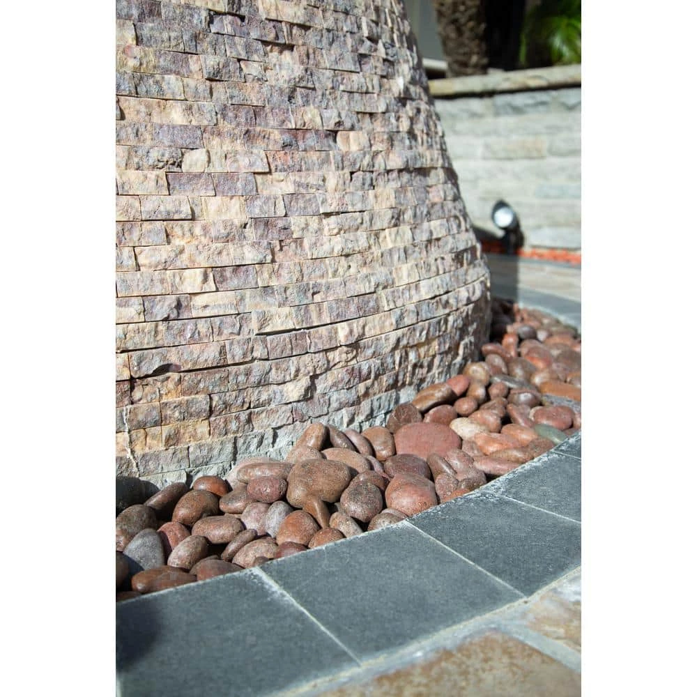 MSI Red Polished Pebbles 0.5 cu. ft . per Bag (0.75 in. to 1.25 in.) Bagged Landscape Rock - Image 2