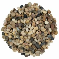 MSI Mixed Polished Pebbles 0.5 cu. ft . per Bag (0.25 in. to 0.75 in.) Bagged Landscape Rock