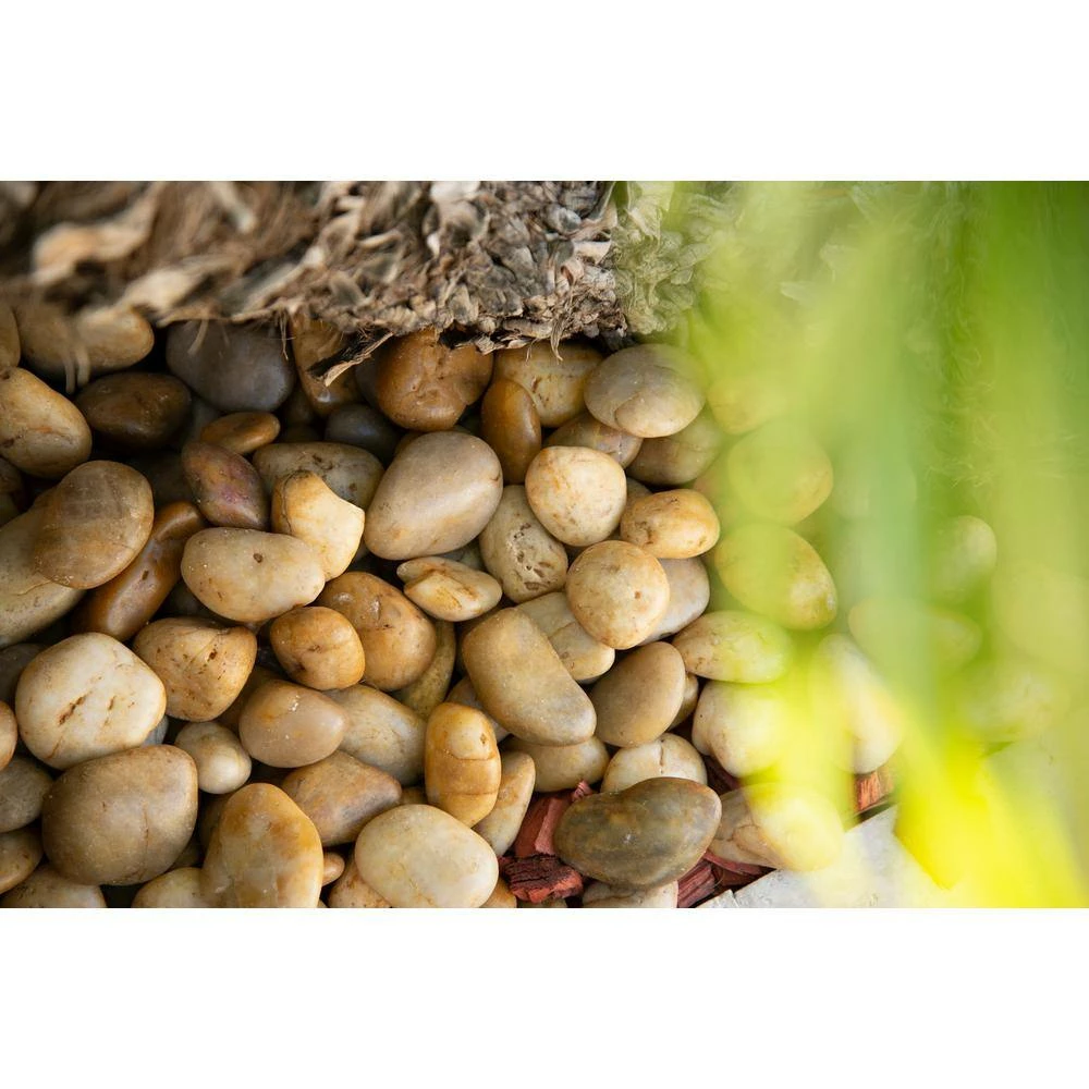 MSI Yellow Polished 0.5 cu. ft. per Bag (1 in. to 2 in.) Bagged Landscape Rock (28 bags/Covers 14 cu. ft.) - Image 3