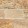 MSI Take Home Tile Sample - Porcini 6 in. x 6 in. Tumbled Travertine Paver Tile (0.25 sq. ft.)
