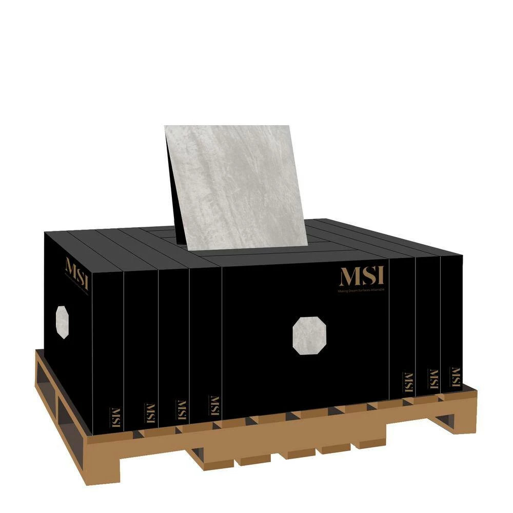 MSI Praia Grey 24 in. x 24 in. Square Matte Porcelain Paver Floor Tile (14 Pieces/56 sq. ft./Pallet) - Image 7