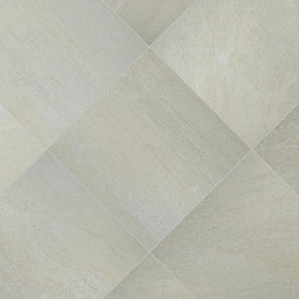 MSI Quartz White 24 in. x 24 in. Matte Porcelain Floor and Wall Tile (16 sq. ft./Case) - Image 3