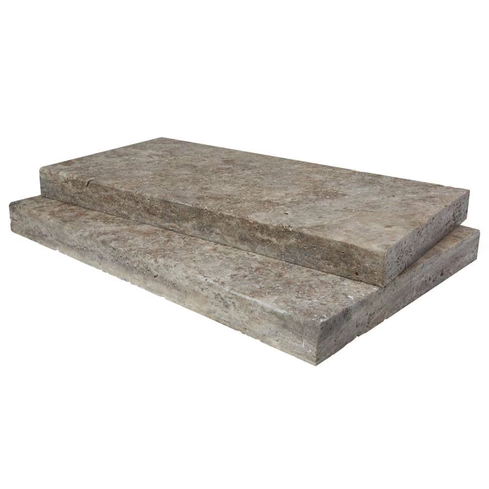 MSI Riviera Gold 2 in. x 16 in. x 24 in. Travertine Pool Coping (10 Pieces/26.7 sq. ft./Pallet)