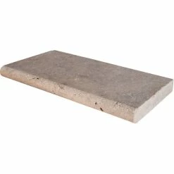 MSI Silver Gray 2 in. x 12 in. x 24 in. Travertine Pool Coping (15 Pieces/30 sq. ft./Pallet)