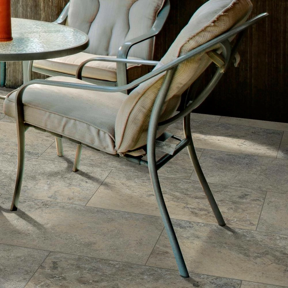 MSI Take Home Tile Sample - 6 in. x 6 in. x 1.18 in. Silver Tumbled Travertine Paver Tile (0.25 sq. ft.) - Image 3