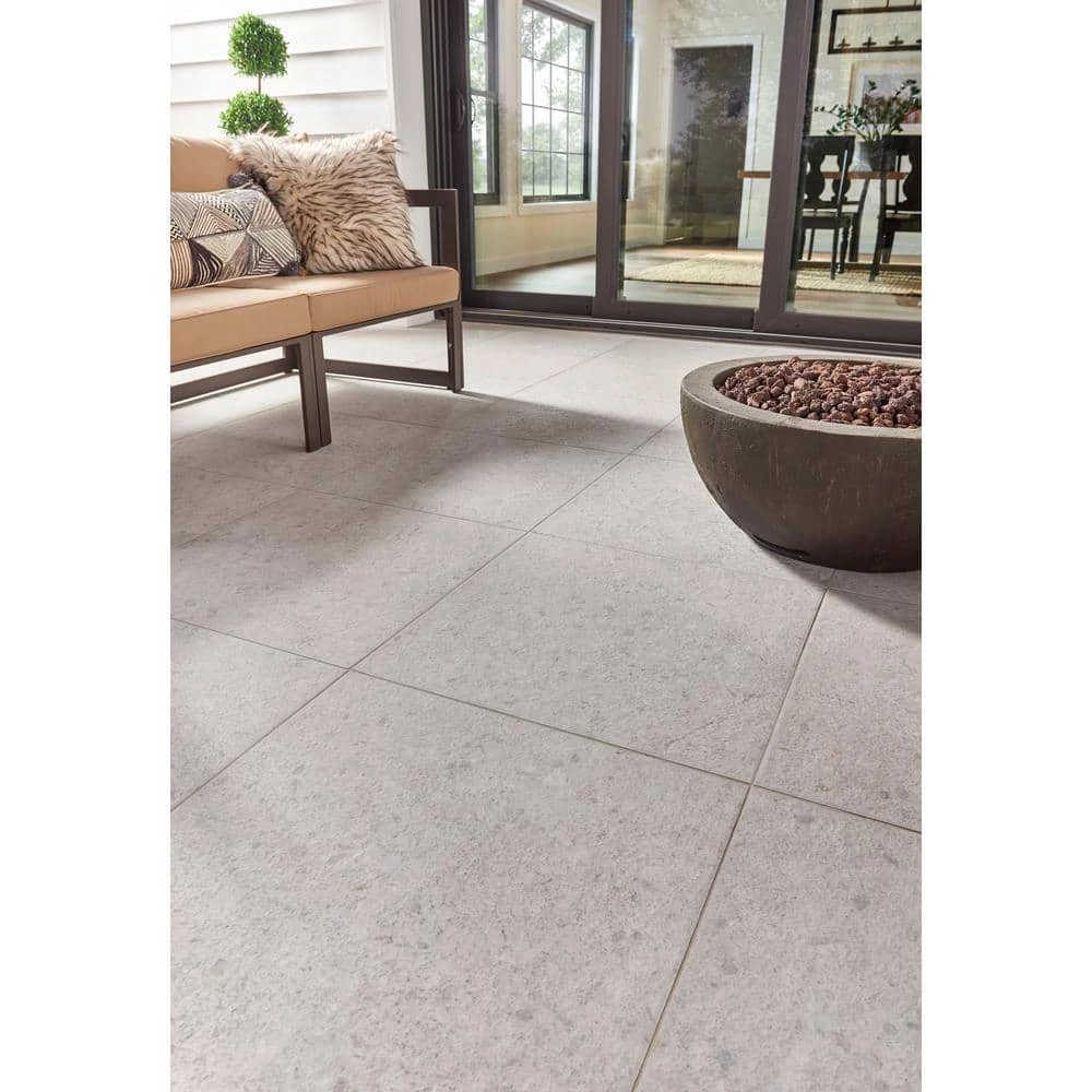 MSI Terrazo Glacier 24 in. x 24 in. Square Matte Porcelain Paver Floor Tile (14-Pieces/56 sq. ft./Pallet) - Image 2