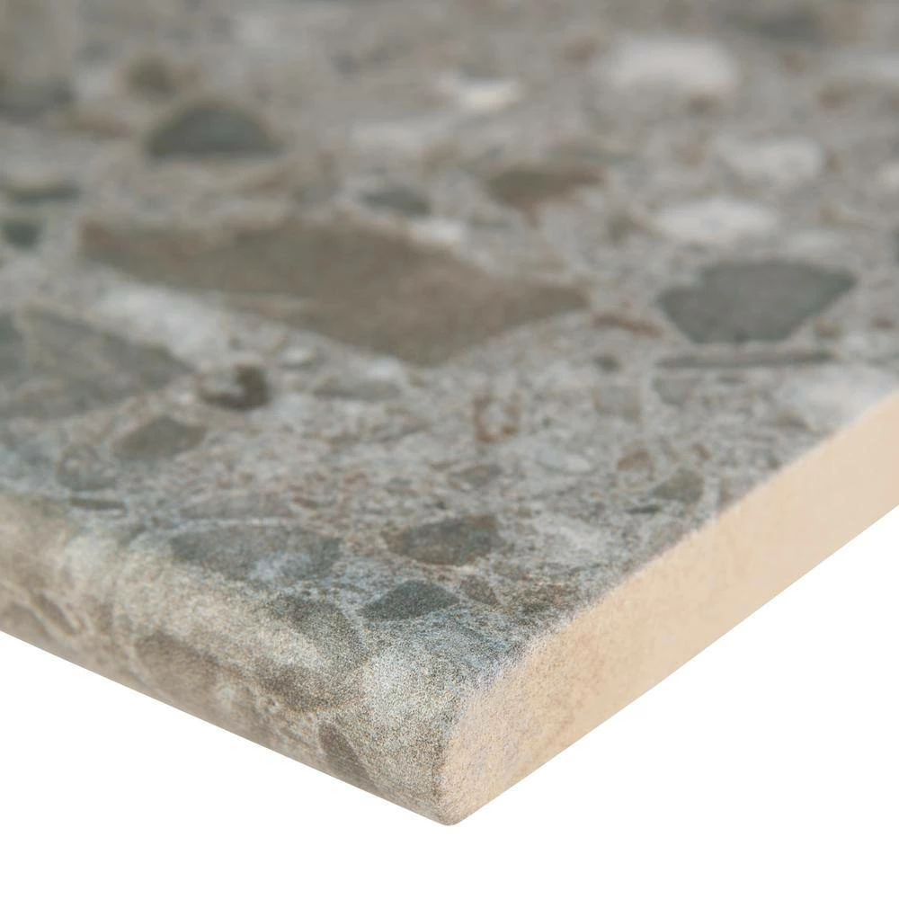 MSI 0.79 in. x 13 in. x 24 in. Terrazo Gris Glazed Porcelain Pool Coping (4.33 sq. ft./case) - Image 5