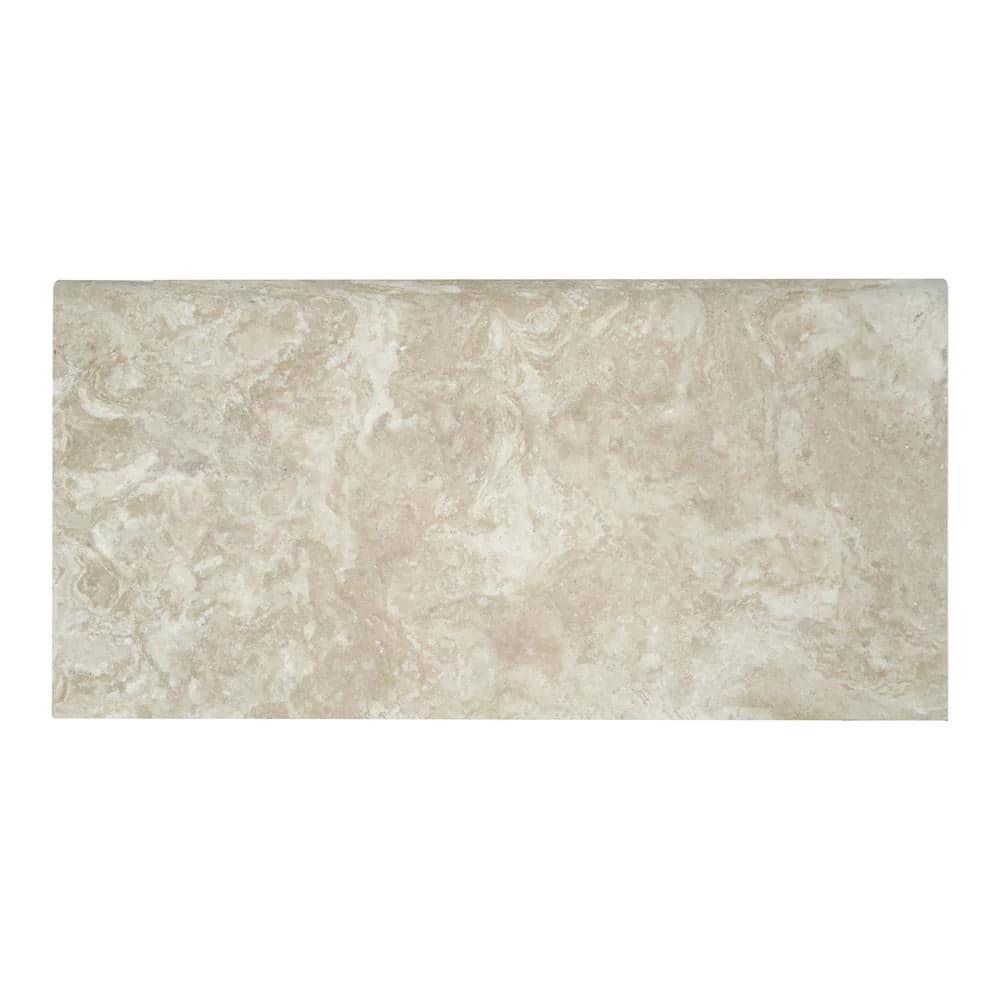 MSI Tuscany Beige 2 in. x 12 in. x 24 in. Travertine Pool Coping (15 Pieces/30 sq. ft./Pallet) - Image 4