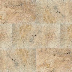 MSI Tuscany Scabas 24 in. x 16 in. x 1.18 in. Rectangle Tumbled Travertine Paver Tile (2.67 sq. ft.)