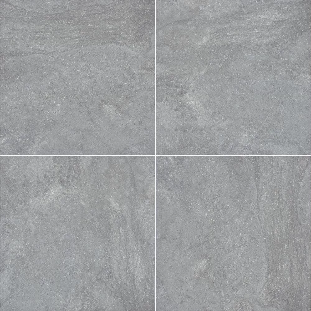 MSI 24 in. x 24 in. Square Vulkon Grey Matte Porcelain Paver Floor Tile (2-Pieces/8 sq. ft./Case)
