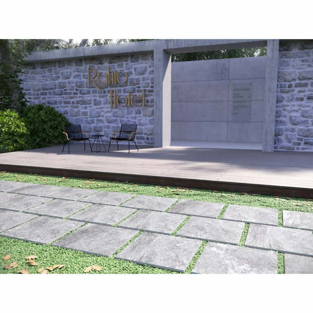 MSI 24 in. x 24 in. Square Vulkon Grey Matte Porcelain Paver Floor Tile (2-Pieces/8 sq. ft./Case) - Image 2